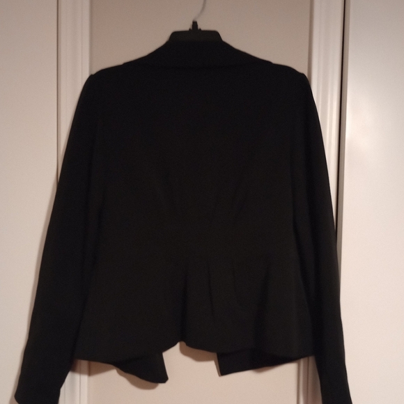 Apt9 Black Long Sleeve Button Front Blazer - Picture 2 of 8